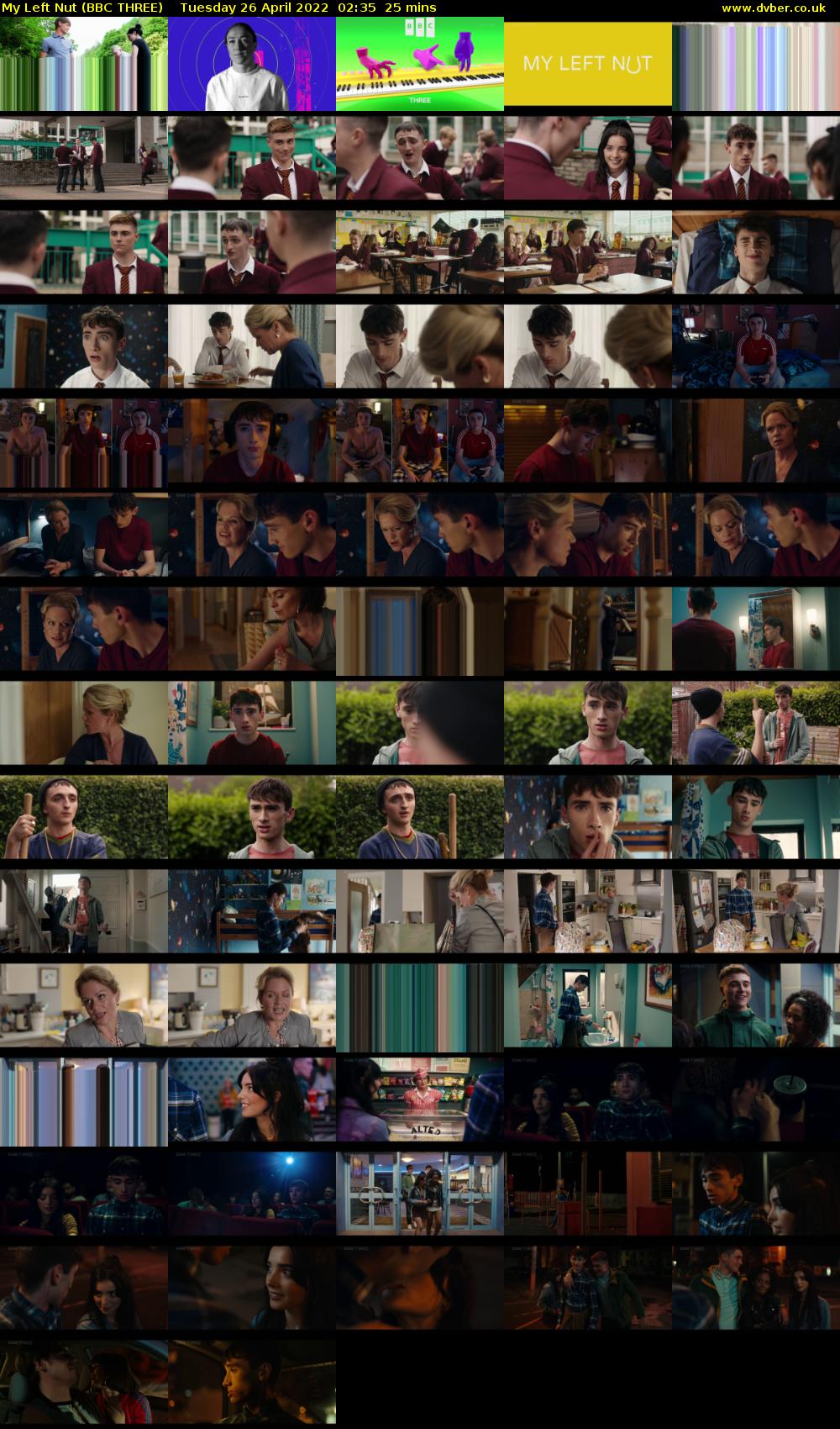 My Left Nut (BBC THREE) Tuesday 26 April 2022 02:35 - 03:00