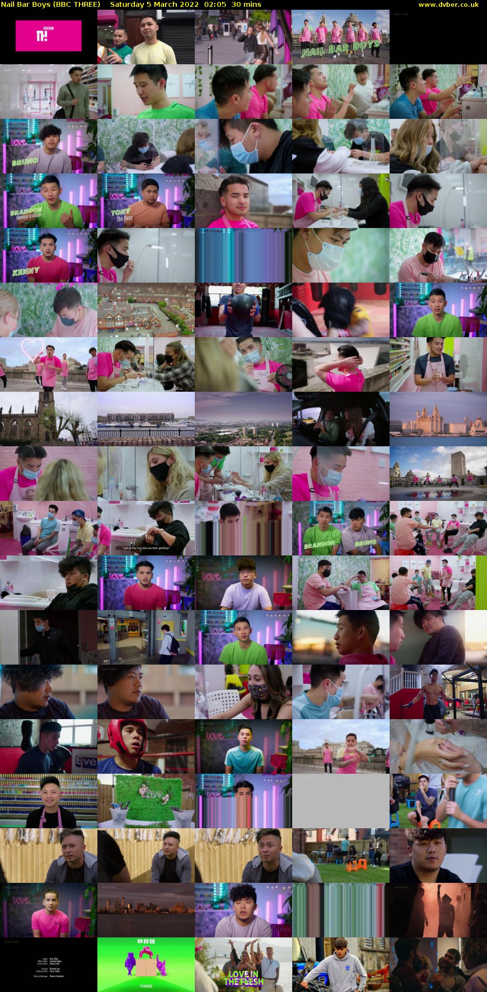Nail Bar Boys (BBC THREE) Saturday 5 March 2022 02:05 - 02:35