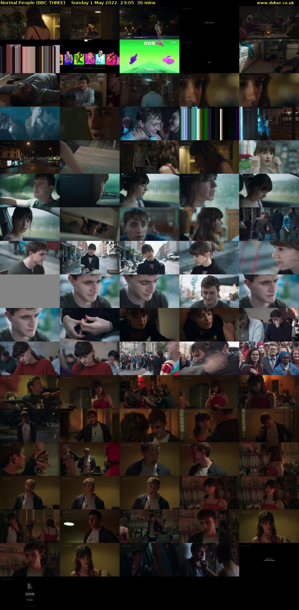 Normal People (BBC THREE) Sunday 1 May 2022 23:05 - 23:35