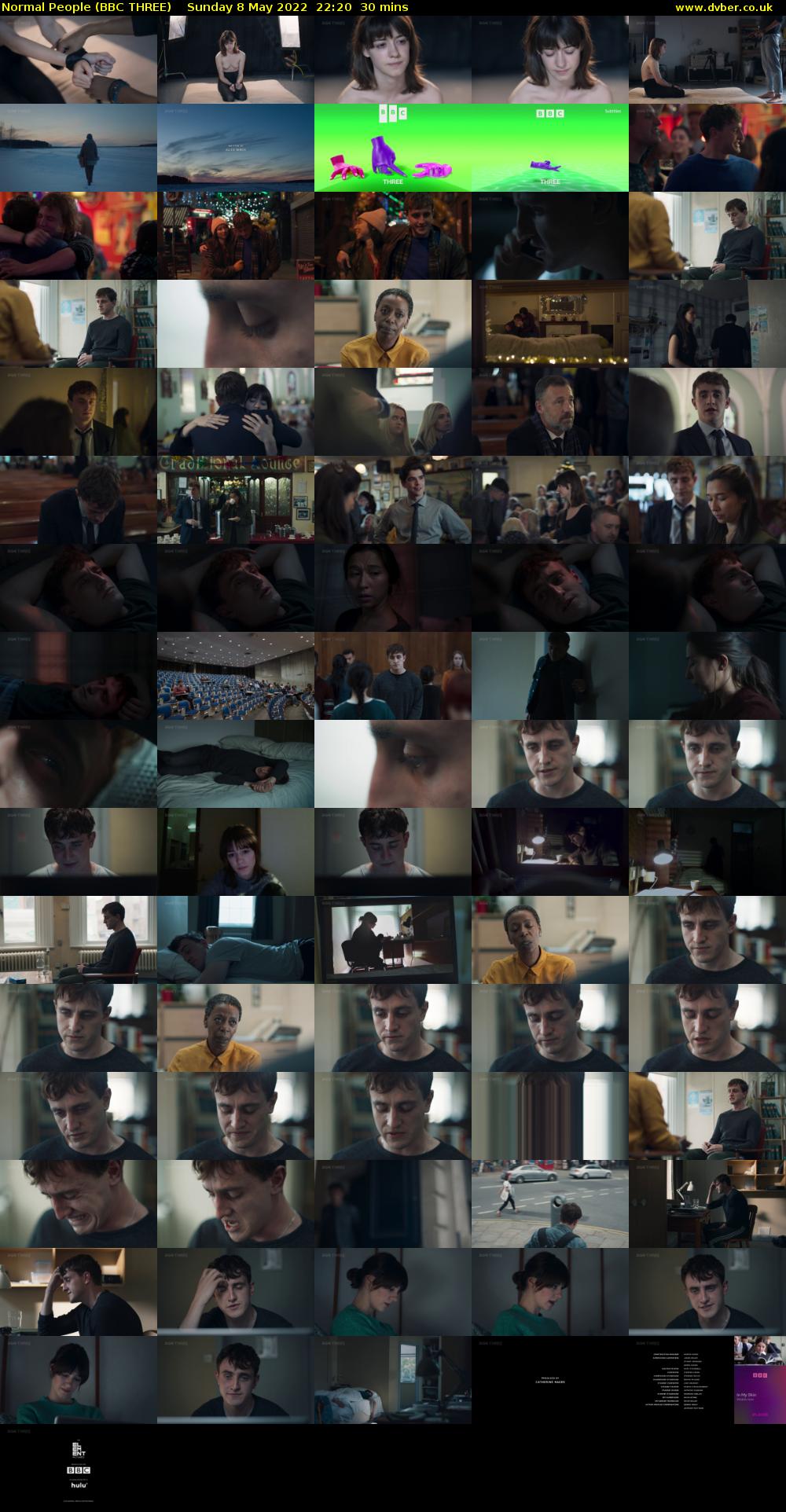Normal People (BBC THREE) Sunday 8 May 2022 22:20 - 22:50