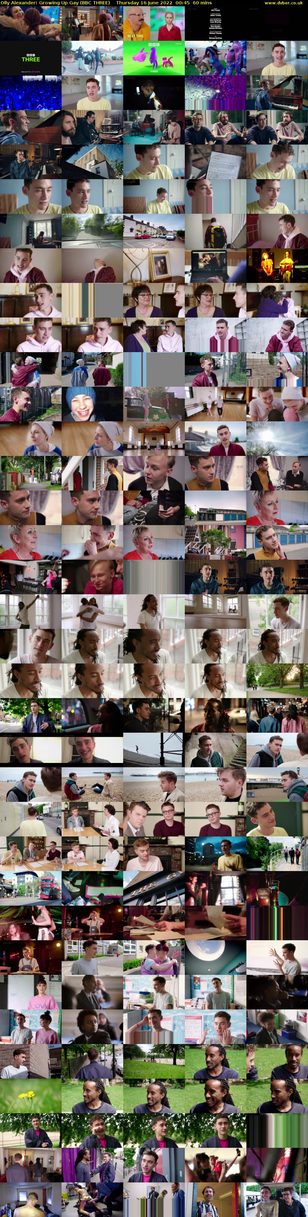 Olly Alexander: Growing Up Gay (BBC THREE) Thursday 16 June 2022 00:45 - 01:45