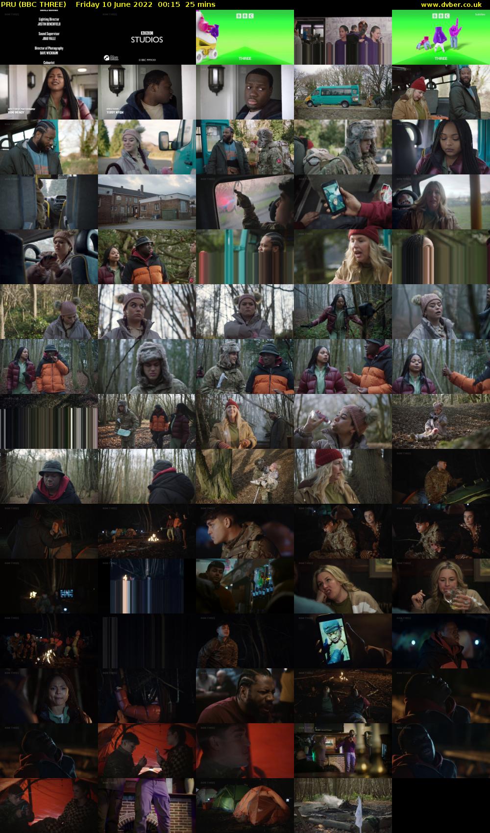PRU (BBC THREE) Friday 10 June 2022 00:15 - 00:40