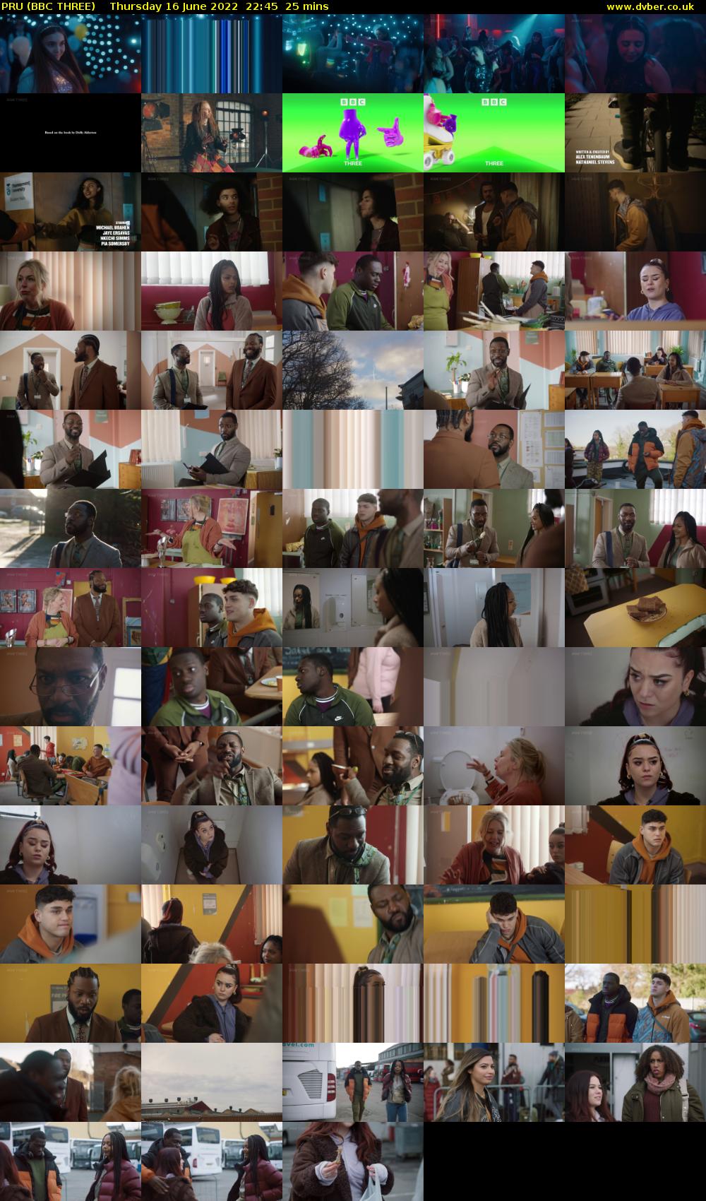 PRU (BBC THREE) Thursday 16 June 2022 22:45 - 23:10