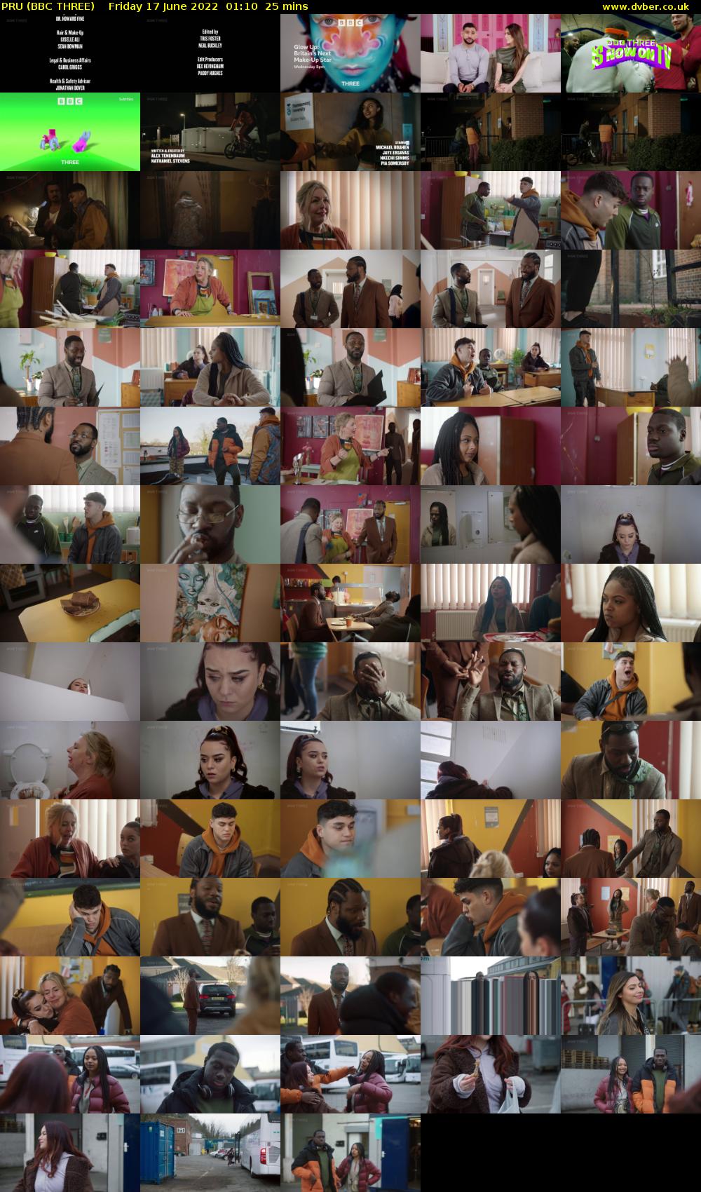 PRU (BBC THREE) Friday 17 June 2022 01:10 - 01:35