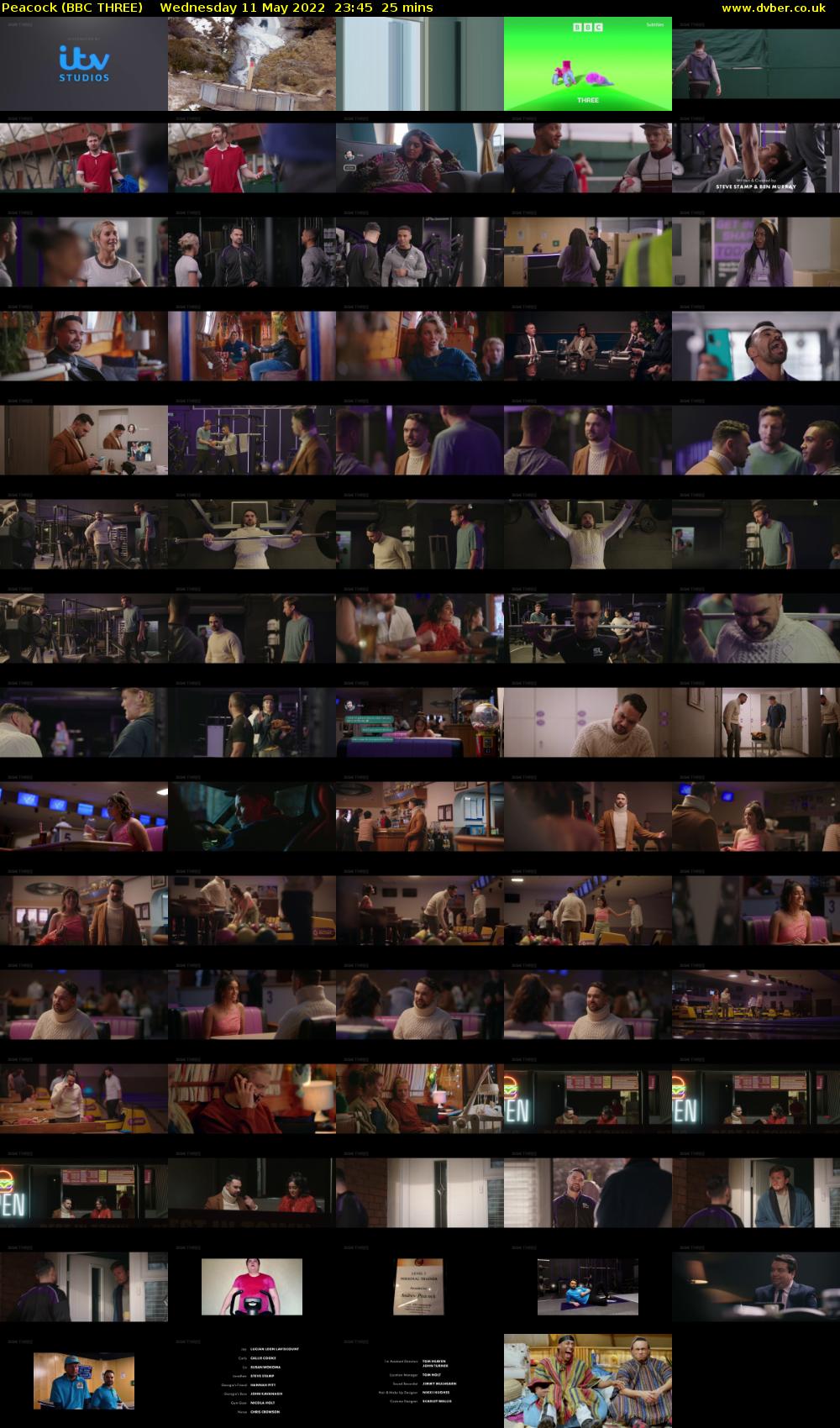 Peacock (BBC THREE) Wednesday 11 May 2022 23:45 - 00:10