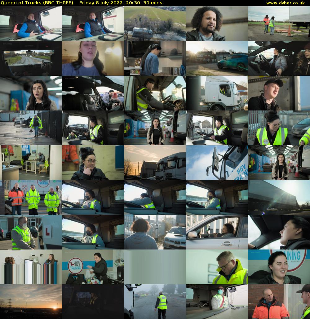 Queen of Trucks (BBC THREE) Friday 8 July 2022 20:30 - 21:00