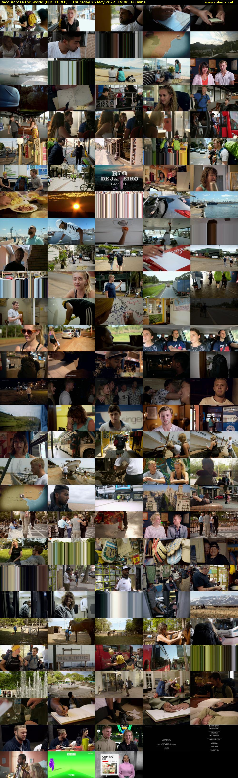Race Across the World (BBC THREE) Thursday 26 May 2022 19:00 - 20:00