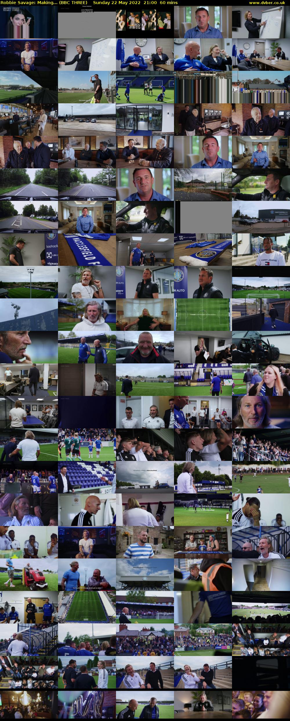 Robbie Savage: Making... (BBC THREE) Sunday 22 May 2022 21:00 - 22:00
