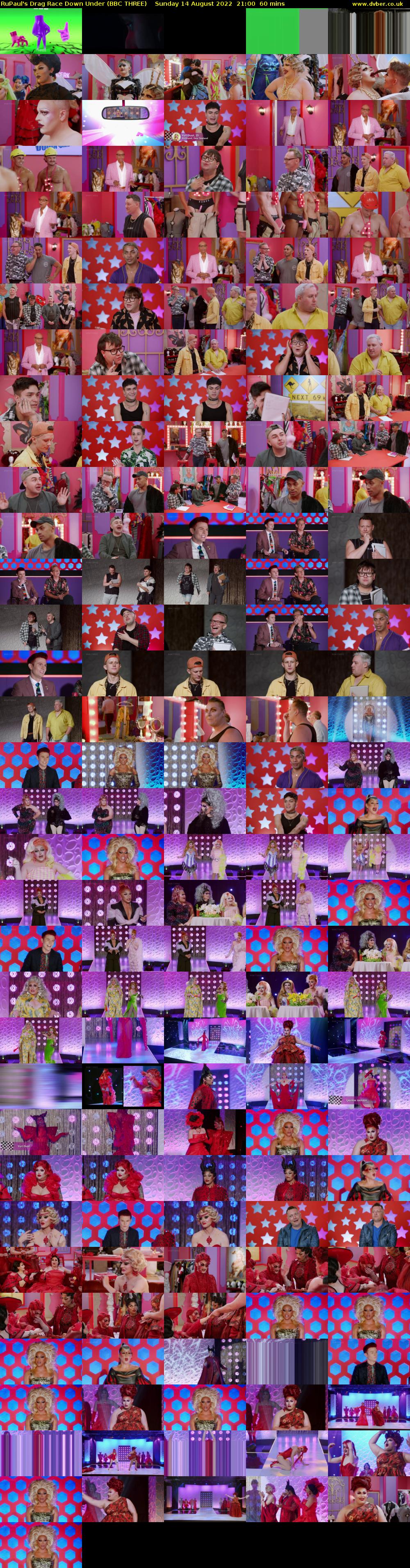 RuPaul's Drag Race Down Under (BBC THREE) Sunday 14 August 2022 21:00 - 22:00