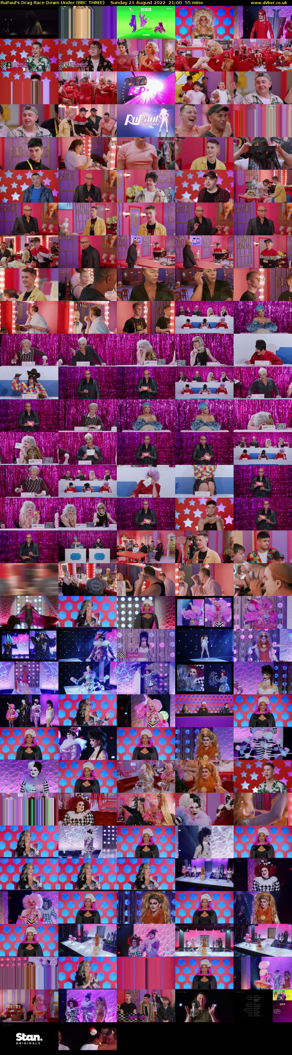 RuPaul's Drag Race Down Under (BBC THREE) Sunday 21 August 2022 21:00 - 21:55