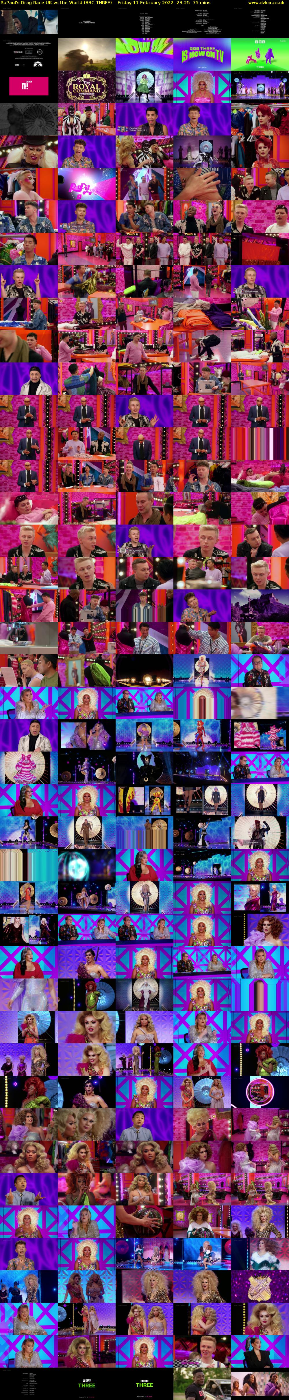 RuPaul's Drag Race UK vs the World (BBC THREE) Friday 11 February 2022 23:25 - 00:40