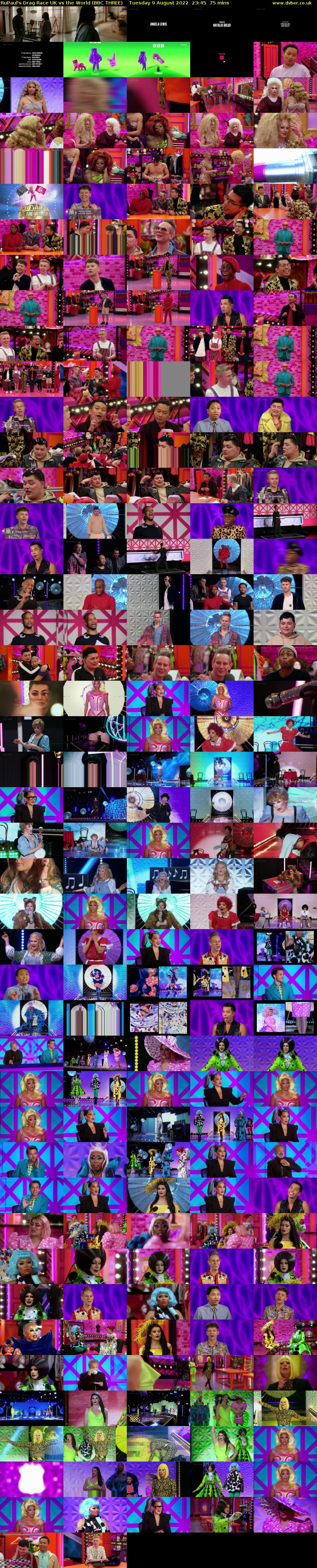 RuPaul's Drag Race UK vs the World (BBC THREE) Tuesday 9 August 2022 23:45 - 01:00
