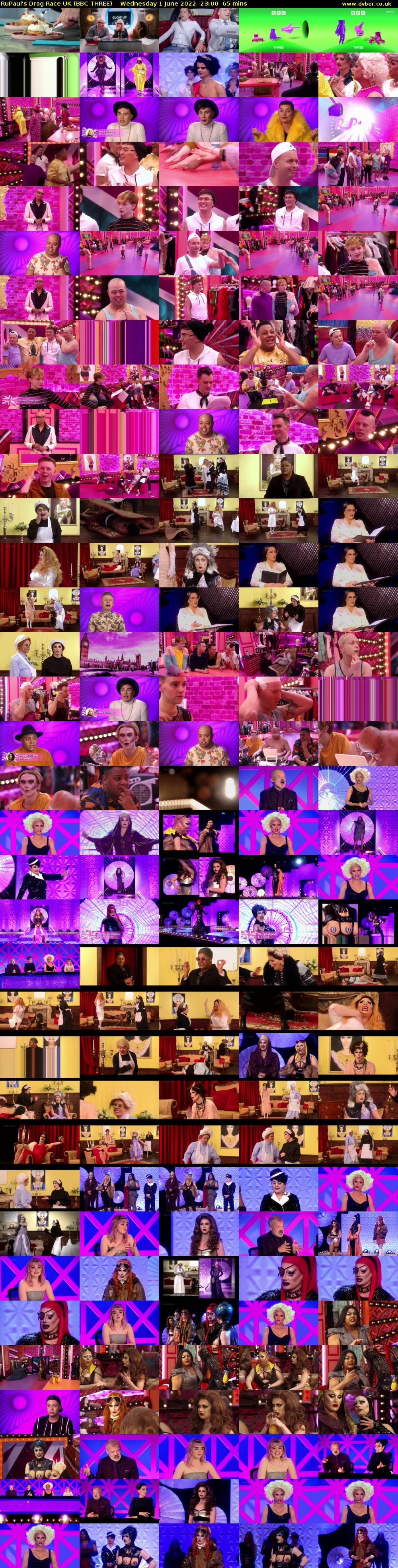 RuPaul's Drag Race UK (BBC THREE) Wednesday 1 June 2022 23:00 - 00:05