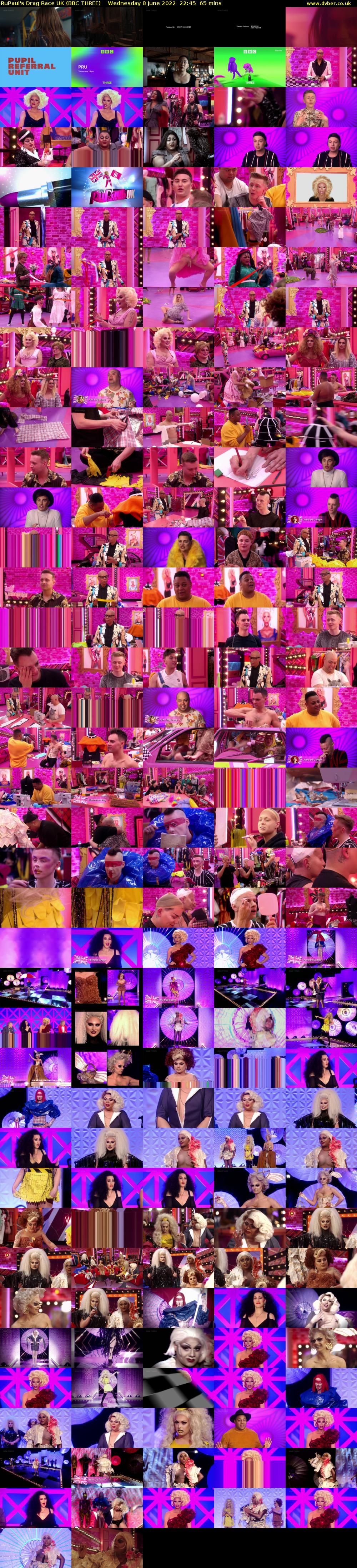 RuPaul's Drag Race UK (BBC THREE) Wednesday 8 June 2022 22:45 - 23:50