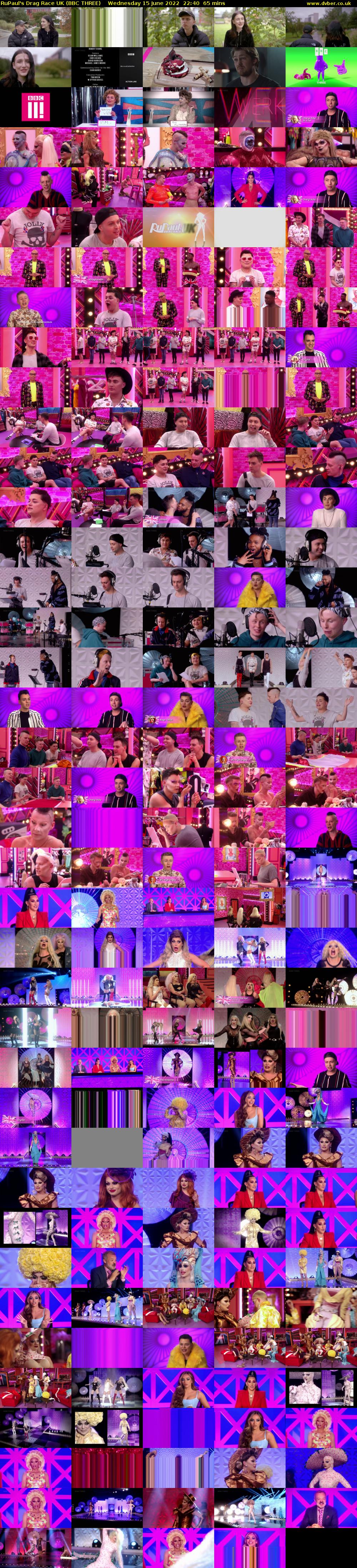 RuPaul's Drag Race UK (BBC THREE) Wednesday 15 June 2022 22:40 - 23:45