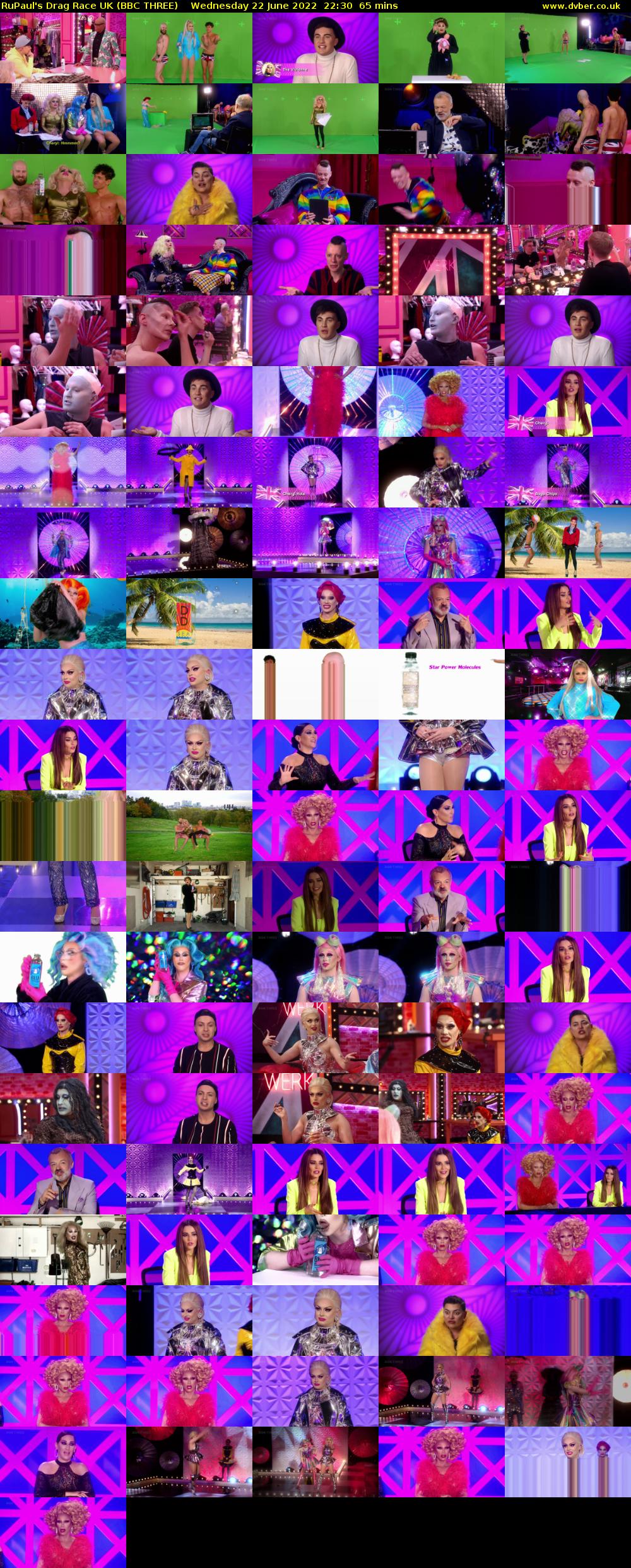RuPaul's Drag Race UK (BBC THREE) Wednesday 22 June 2022 22:30 - 23:35