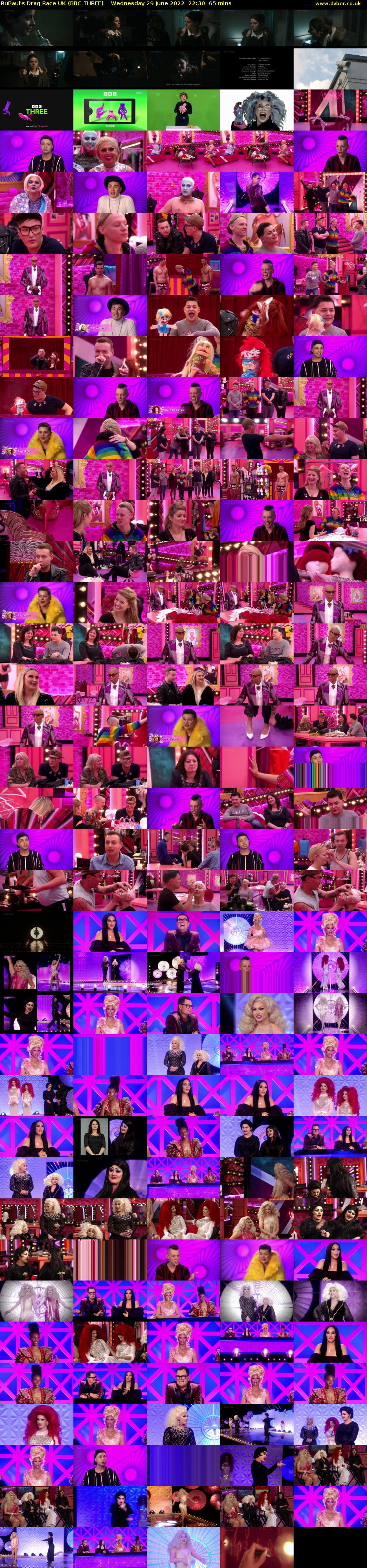 RuPaul's Drag Race UK (BBC THREE) Wednesday 29 June 2022 22:30 - 23:35