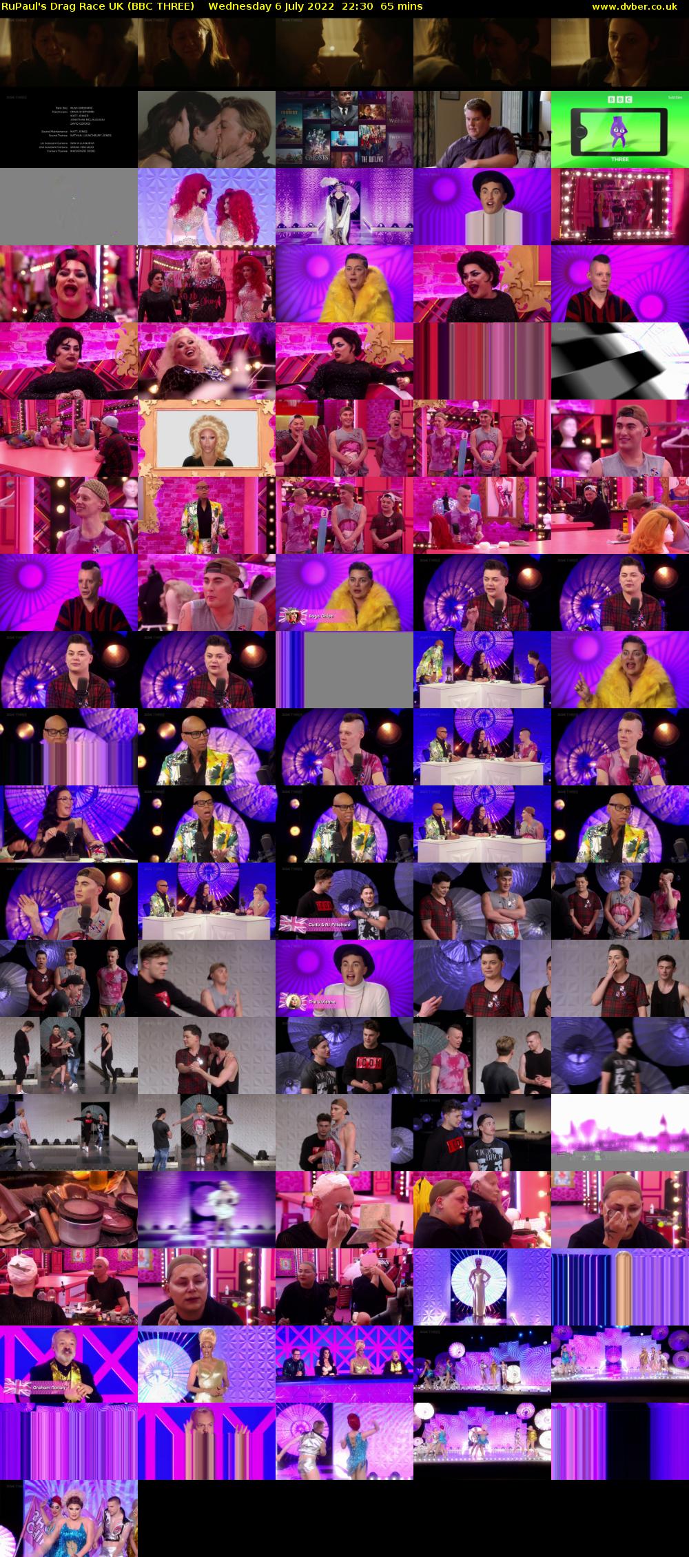 RuPaul's Drag Race UK (BBC THREE) Wednesday 6 July 2022 22:30 - 23:35