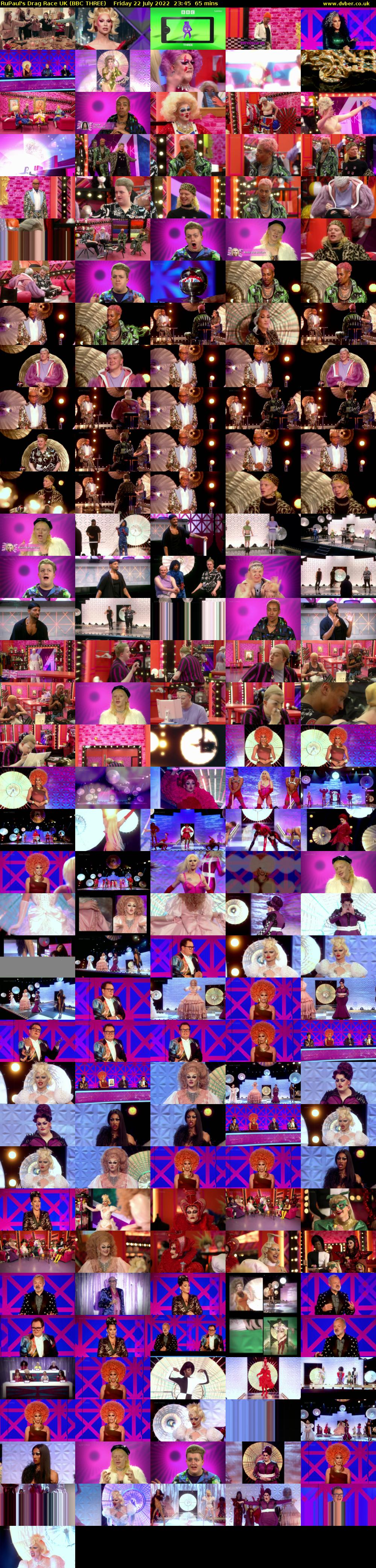RuPaul's Drag Race UK (BBC THREE) Friday 22 July 2022 23:45 - 00:50