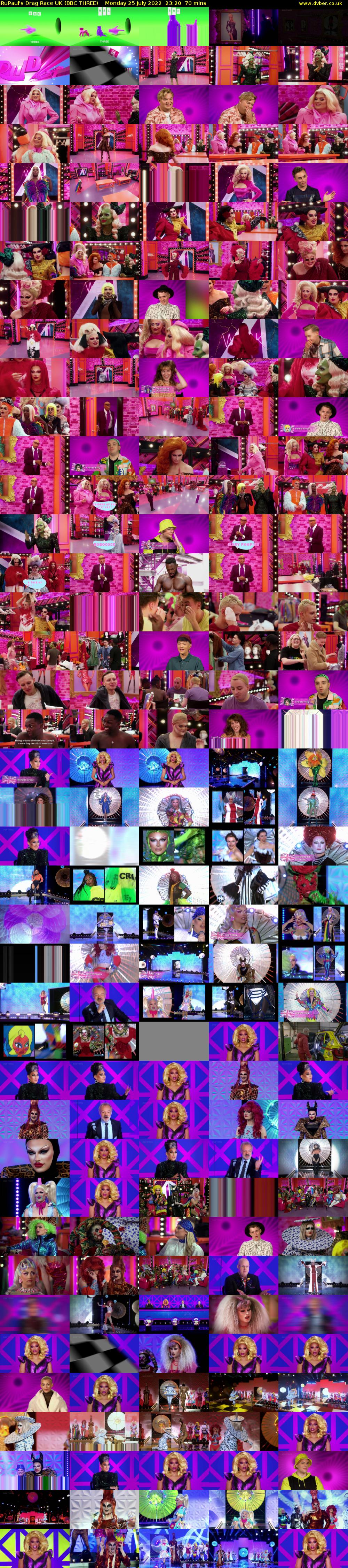 RuPaul's Drag Race UK (BBC THREE) Monday 25 July 2022 23:20 - 00:30
