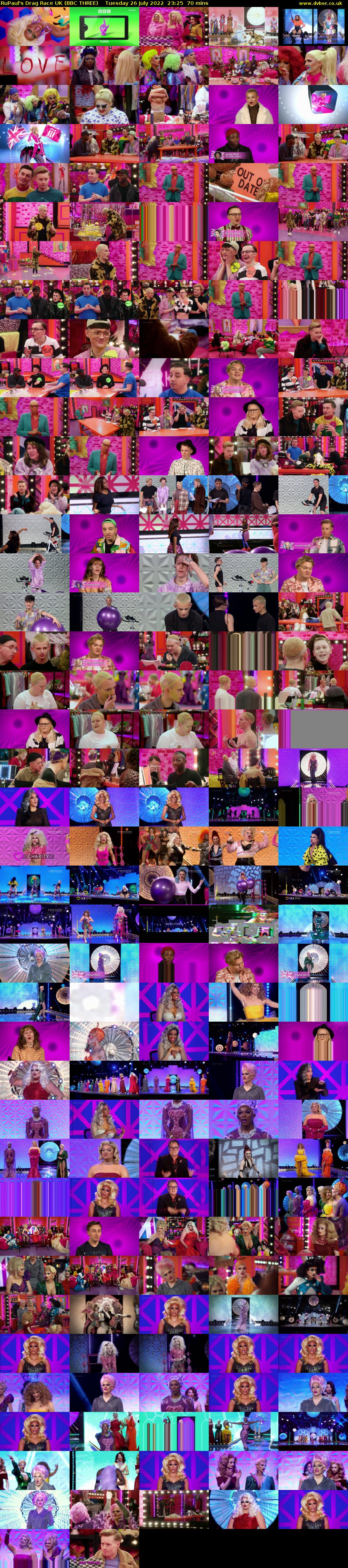 RuPaul's Drag Race UK (BBC THREE) Tuesday 26 July 2022 23:25 - 00:35