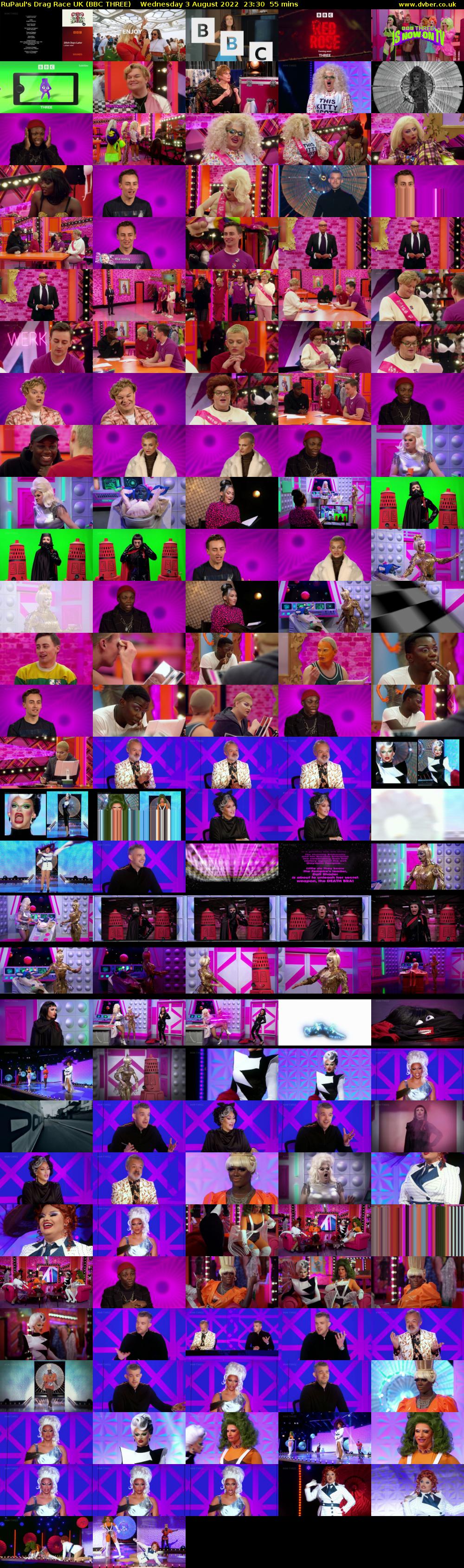 RuPaul's Drag Race UK (BBC THREE) Wednesday 3 August 2022 23:30 - 00:25