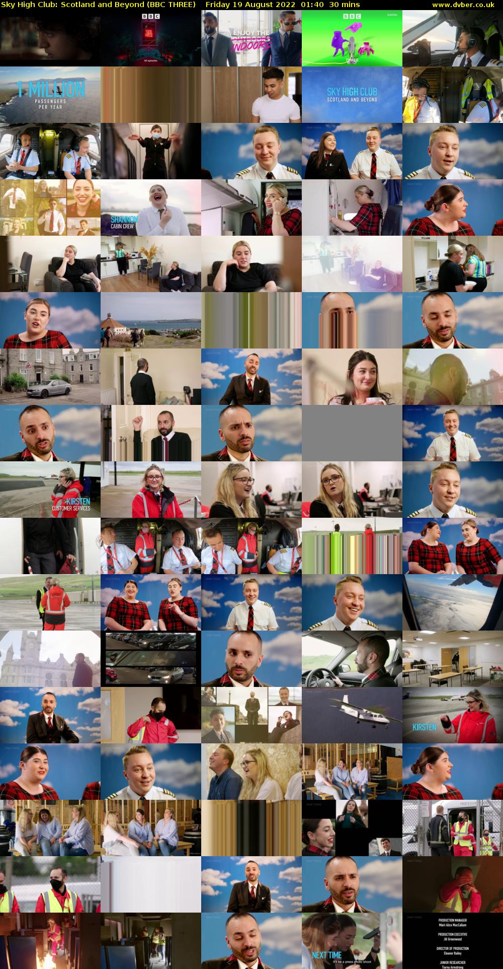 Sky High Club: Scotland and Beyond (BBC THREE) Friday 19 August 2022 01:40 - 02:10