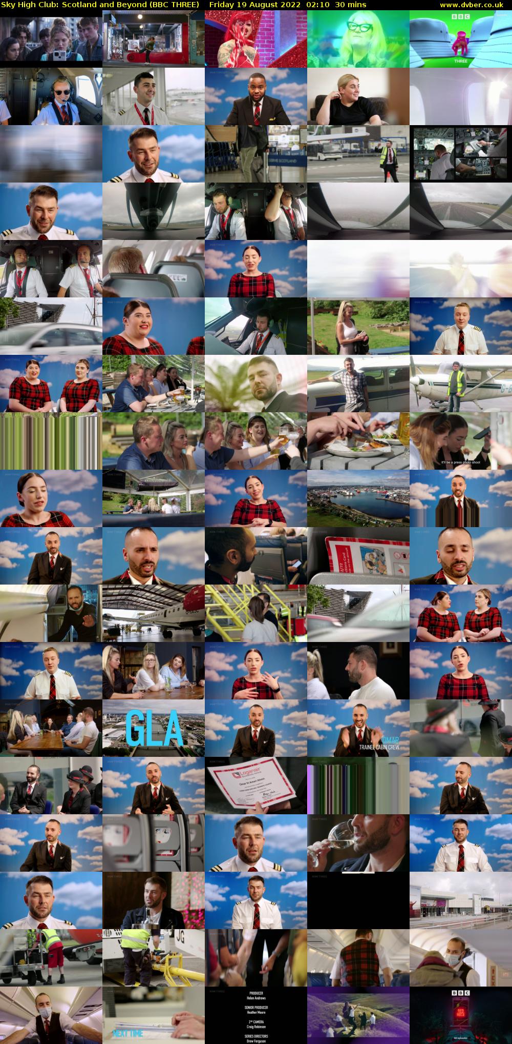 Sky High Club: Scotland and Beyond (BBC THREE) Friday 19 August 2022 02:10 - 02:40