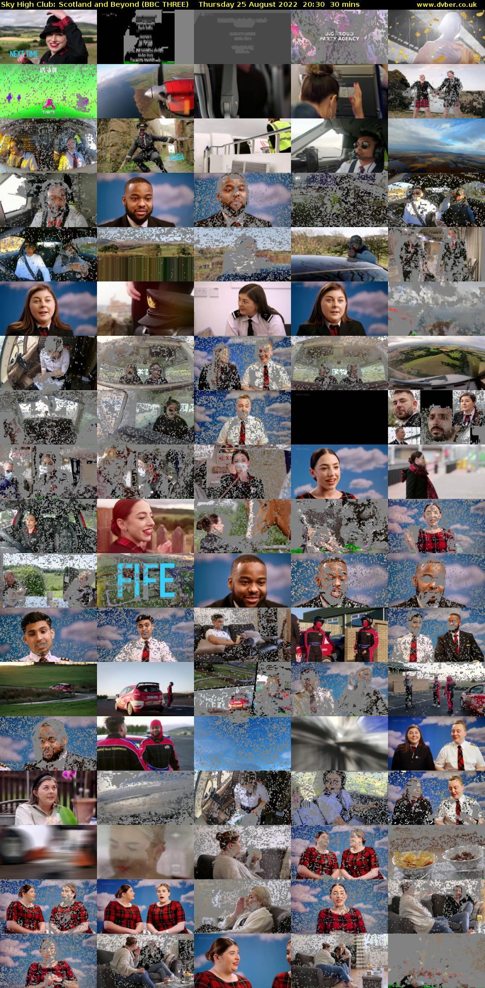 Sky High Club: Scotland and Beyond (BBC THREE) Thursday 25 August 2022 20:30 - 21:00