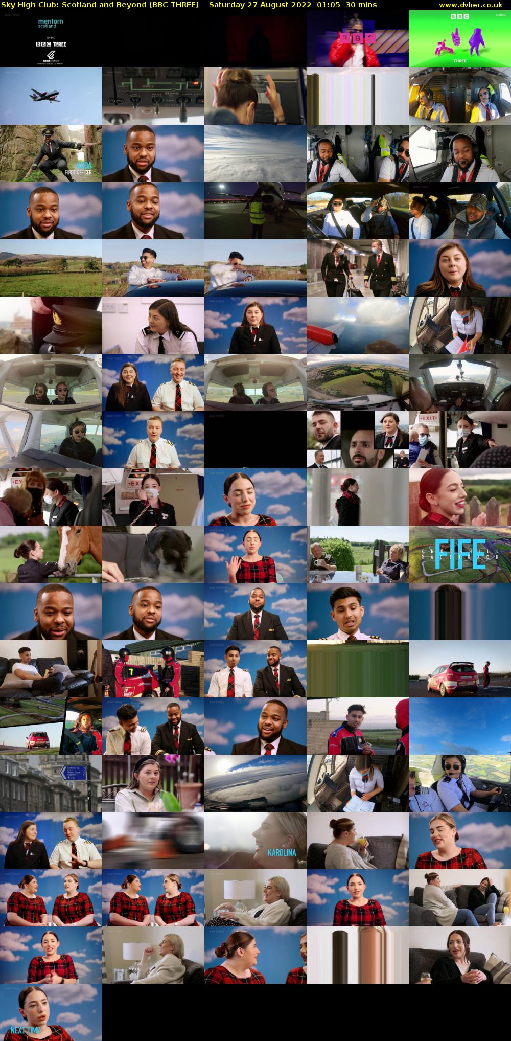 Sky High Club: Scotland and Beyond (BBC THREE) Saturday 27 August 2022 01:05 - 01:35