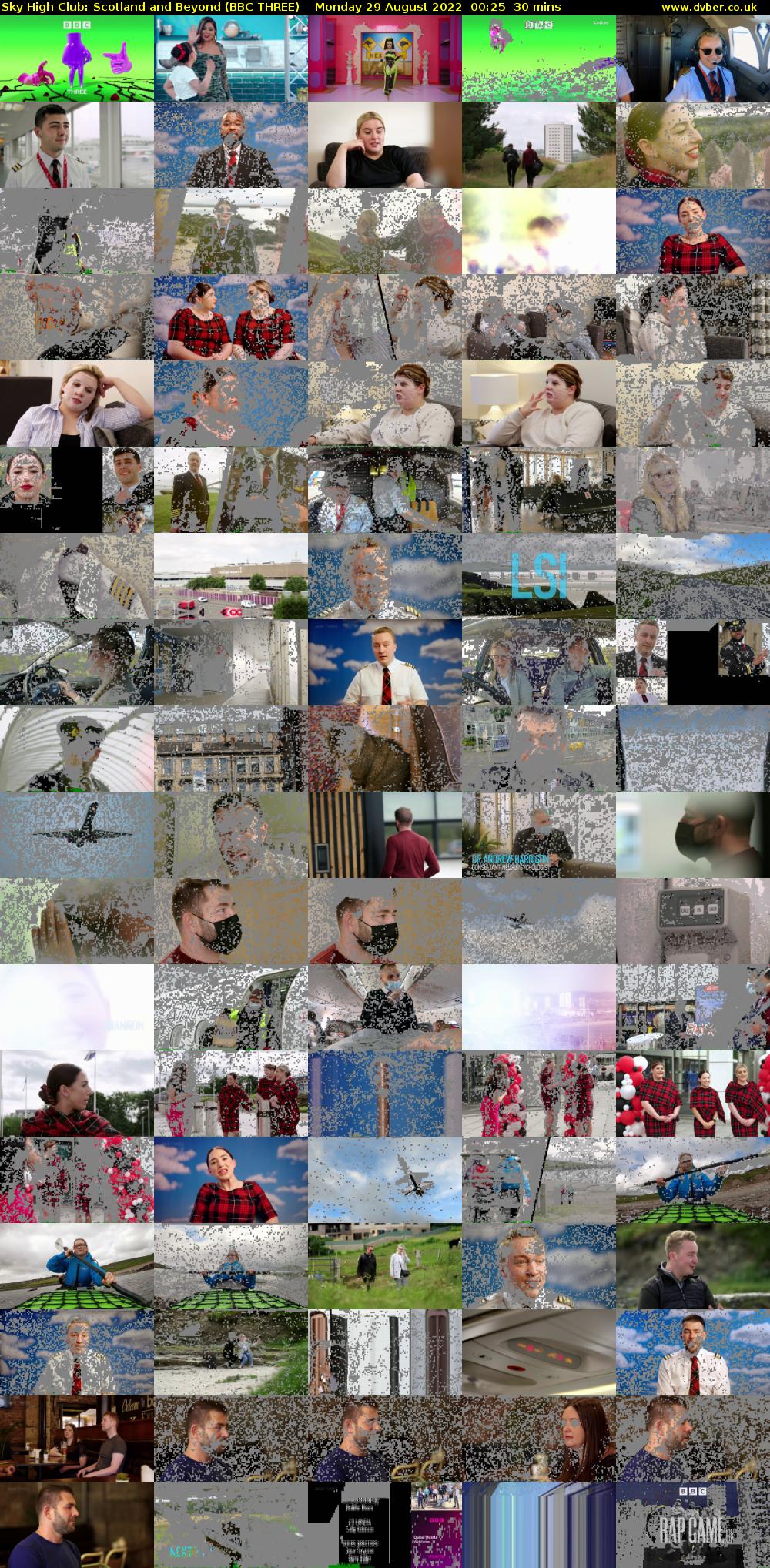 Sky High Club: Scotland and Beyond (BBC THREE) Monday 29 August 2022 00:25 - 00:55