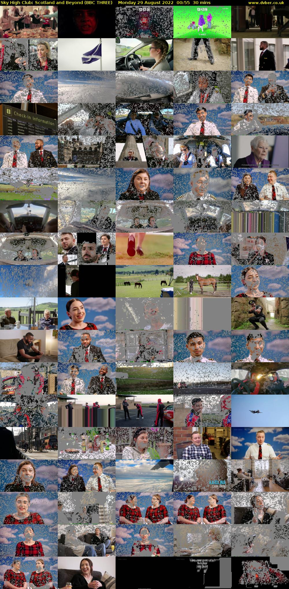 Sky High Club: Scotland and Beyond (BBC THREE) Monday 29 August 2022 00:55 - 01:25