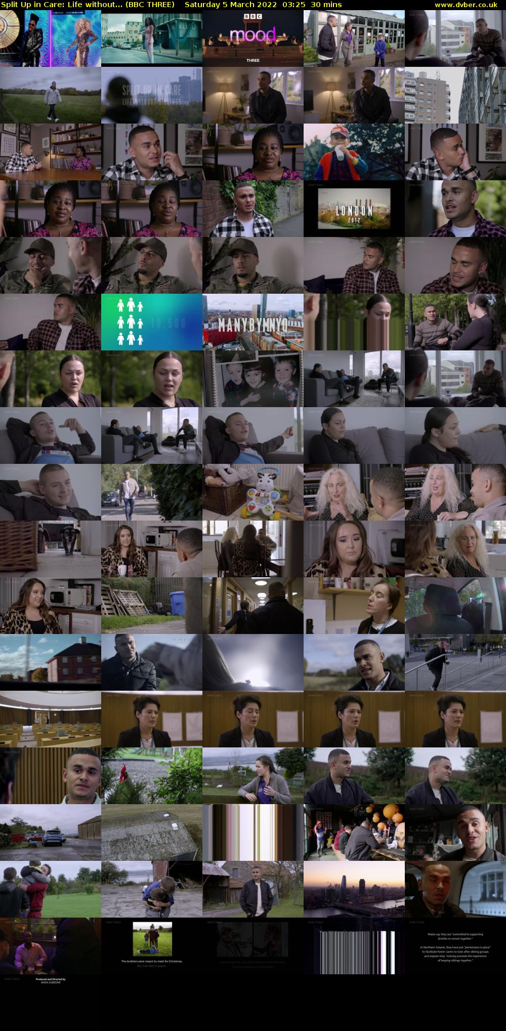 Split Up in Care: Life without... (BBC THREE) Saturday 5 March 2022 03:25 - 03:55