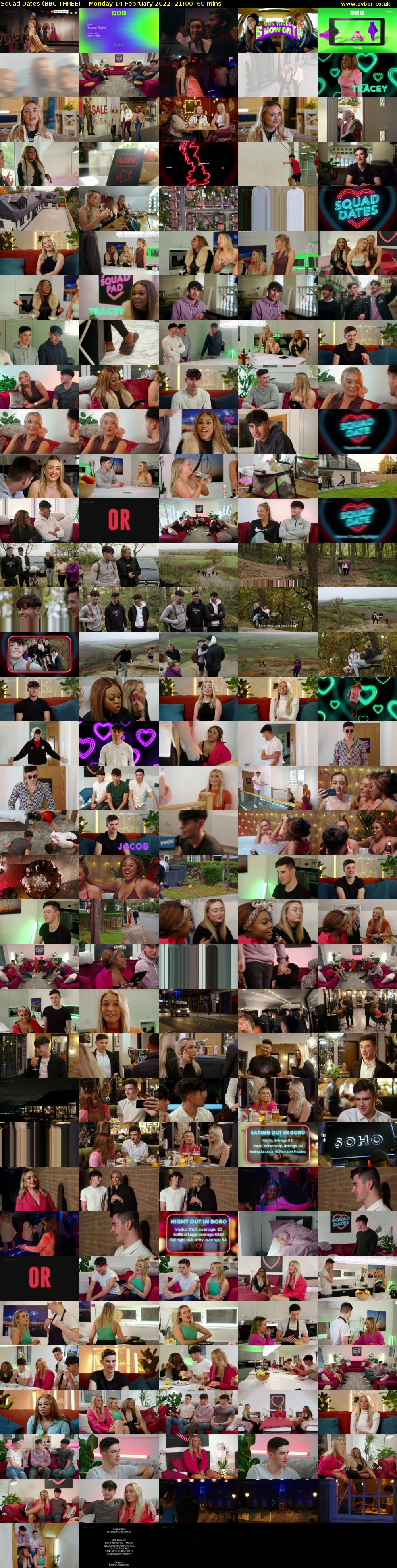 Squad Dates (BBC THREE) Monday 14 February 2022 21:00 - 22:00