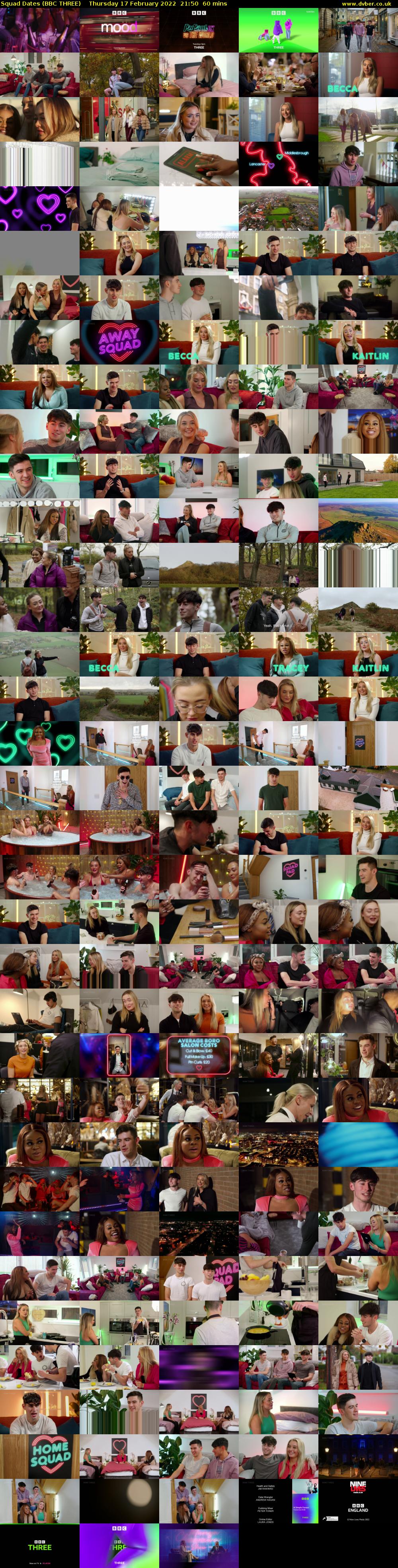 Squad Dates (BBC THREE) Thursday 17 February 2022 21:50 - 22:50