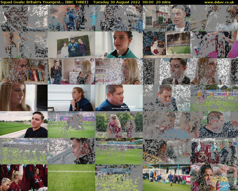 Squad Goals: Britain's Youngest... (BBC THREE) Tuesday 30 August 2022 00:00 - 00:20