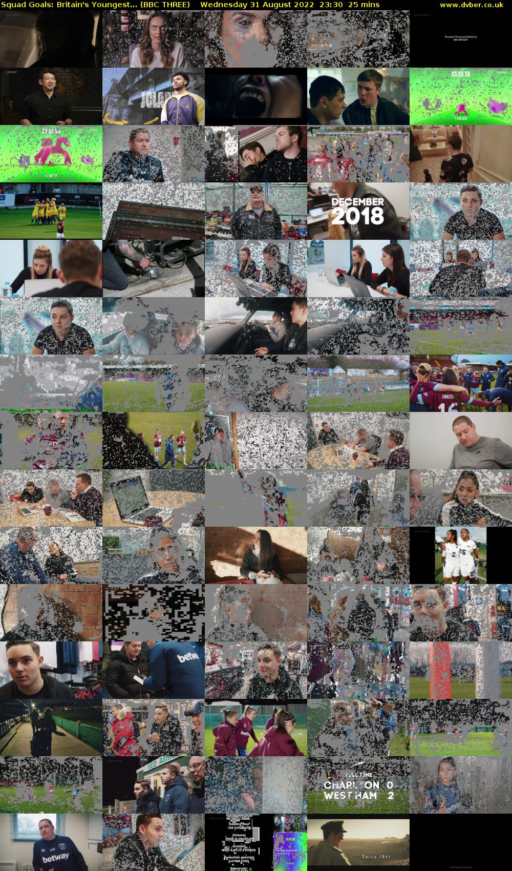 Squad Goals: Britain's Youngest... (BBC THREE) Wednesday 31 August 2022 23:30 - 23:55