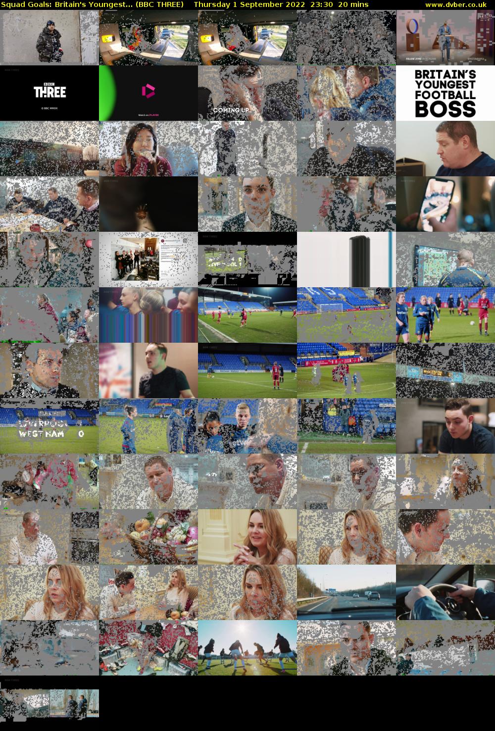 Squad Goals: Britain's Youngest... (BBC THREE) Thursday 1 September 2022 23:30 - 23:50