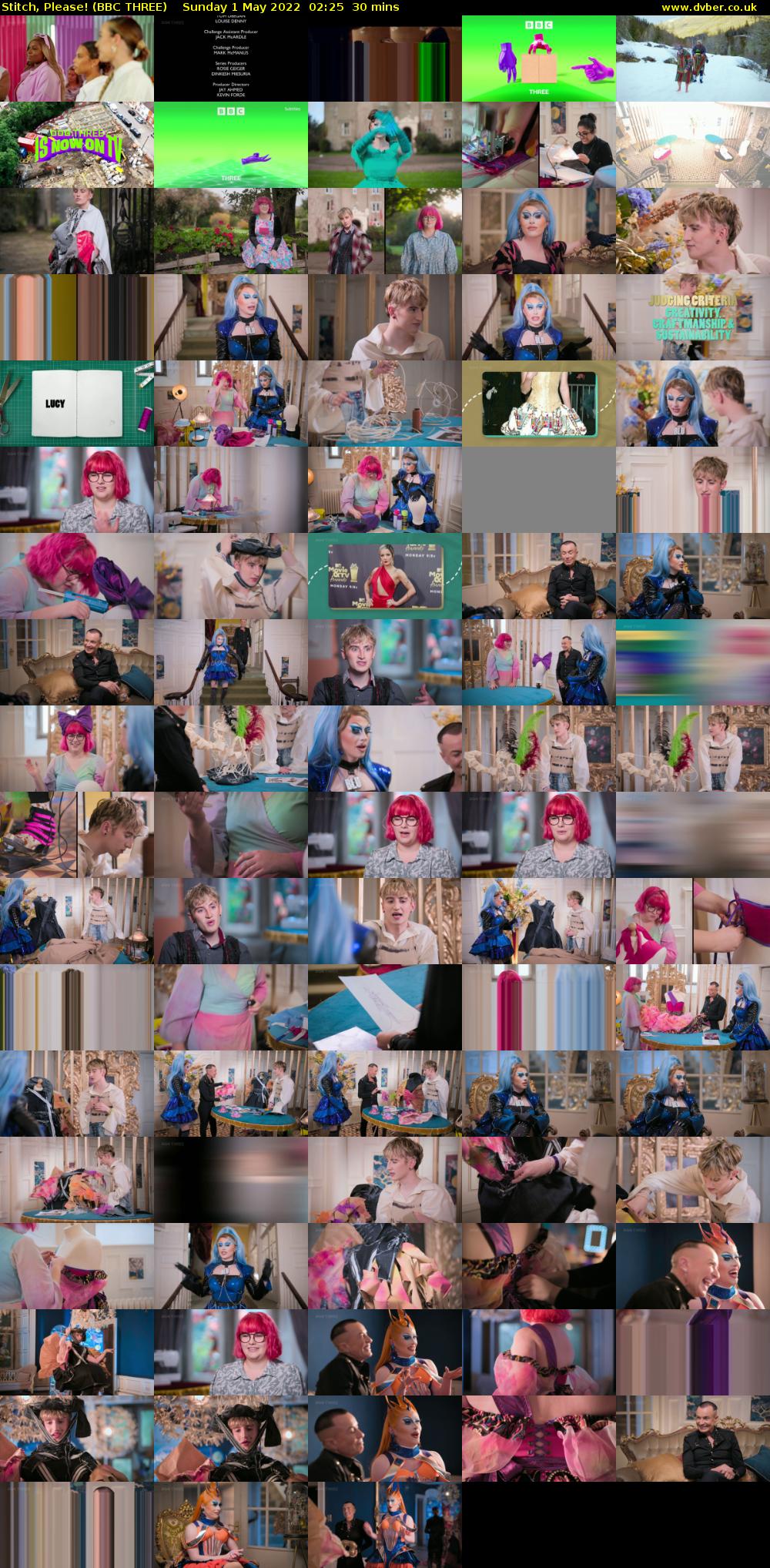 Stitch, Please! (BBC THREE) Sunday 1 May 2022 02:25 - 02:55