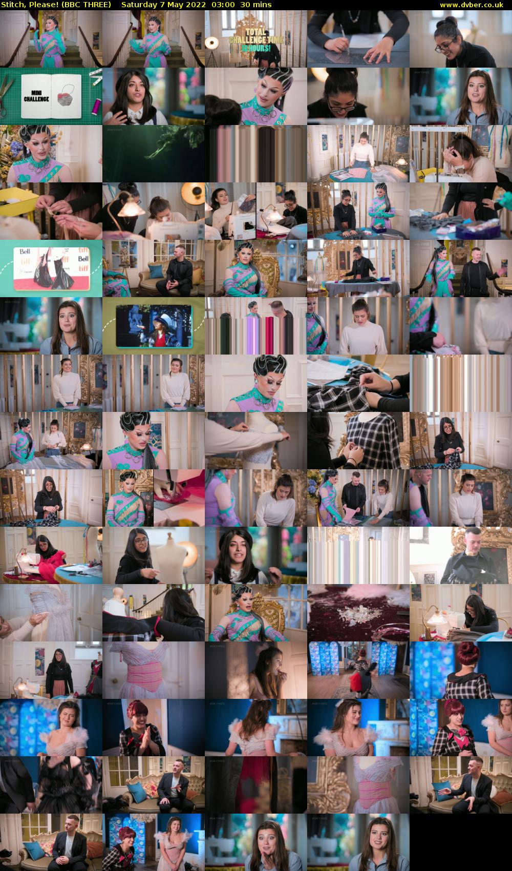 Stitch, Please! (BBC THREE) Saturday 7 May 2022 03:00 - 03:30