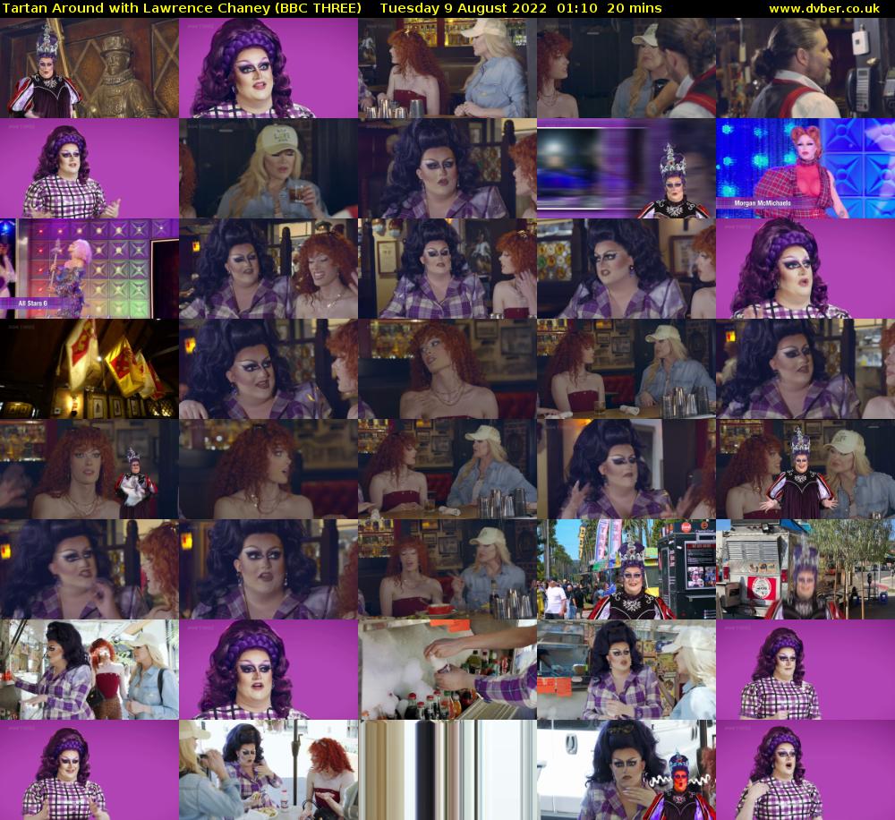 Tartan Around with Lawrence Chaney (BBC THREE) Tuesday 9 August 2022 01:10 - 01:30
