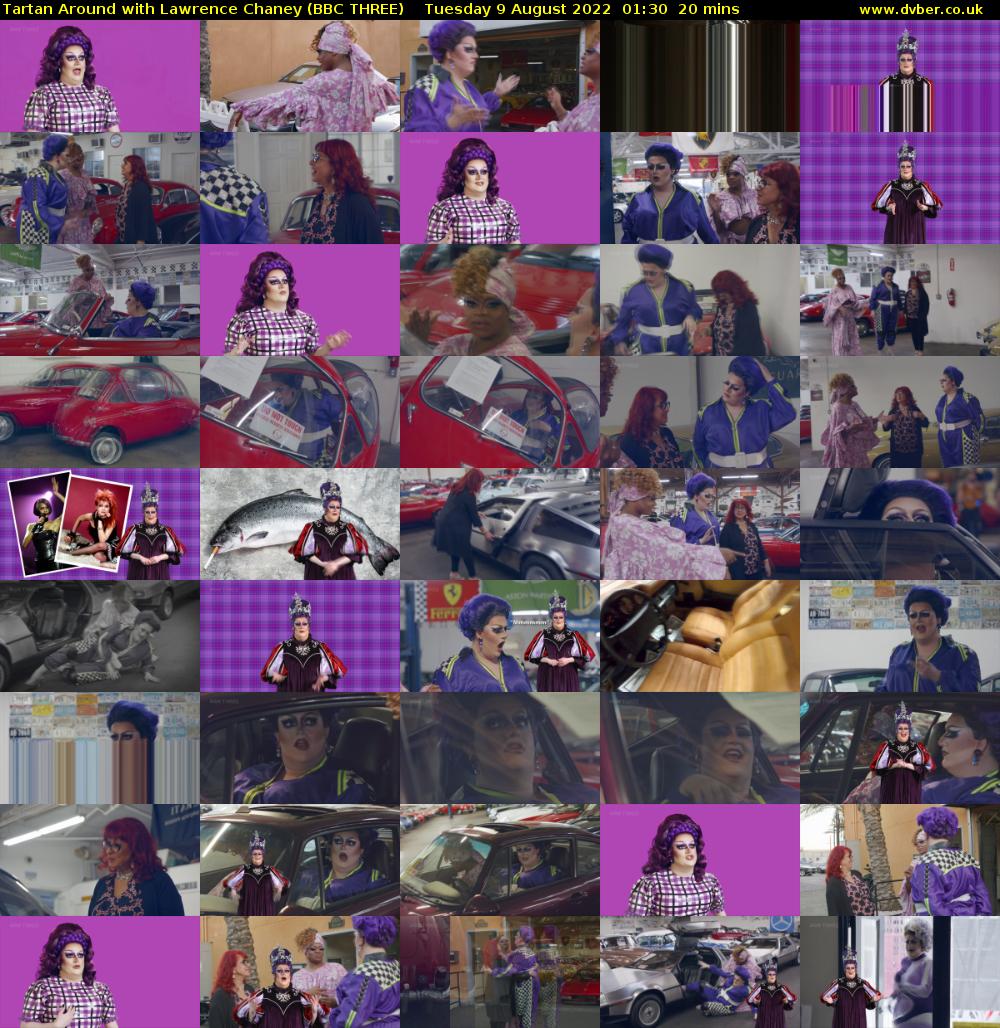 Tartan Around with Lawrence Chaney (BBC THREE) Tuesday 9 August 2022 01:30 - 01:50