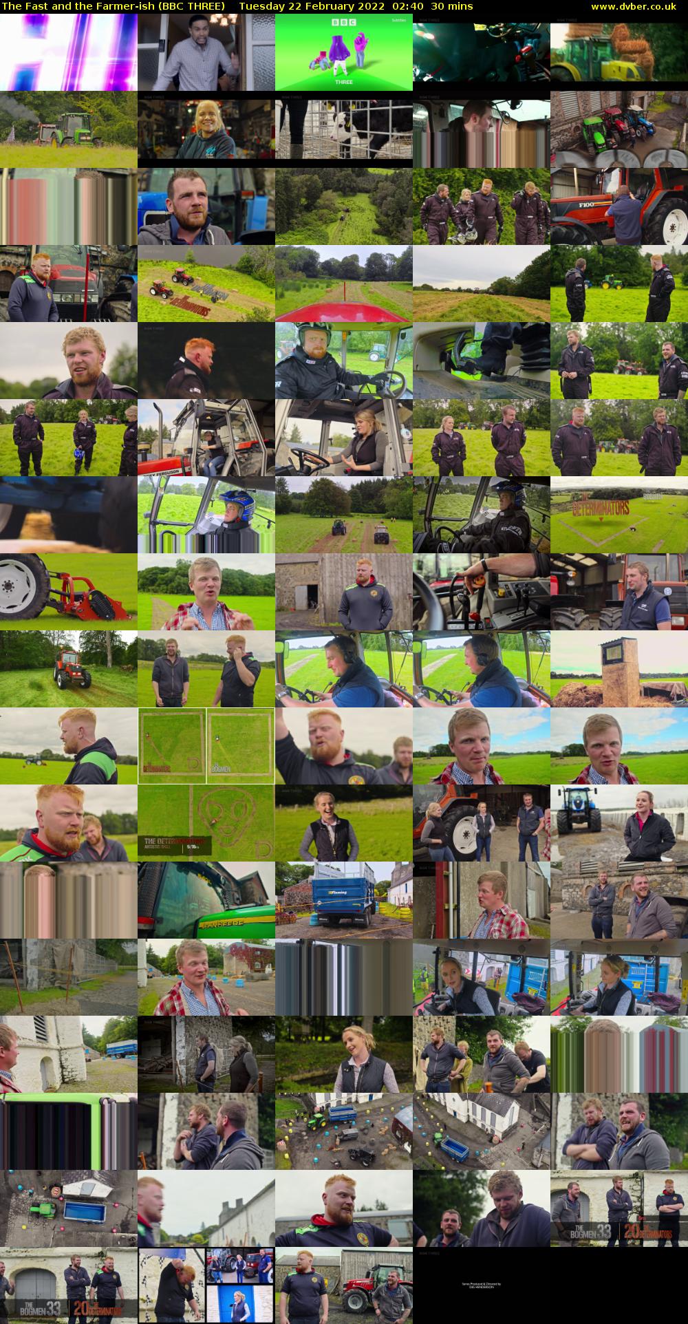 The Fast and the Farmer-ish (BBC THREE) Tuesday 22 February 2022 02:40 - 03:10