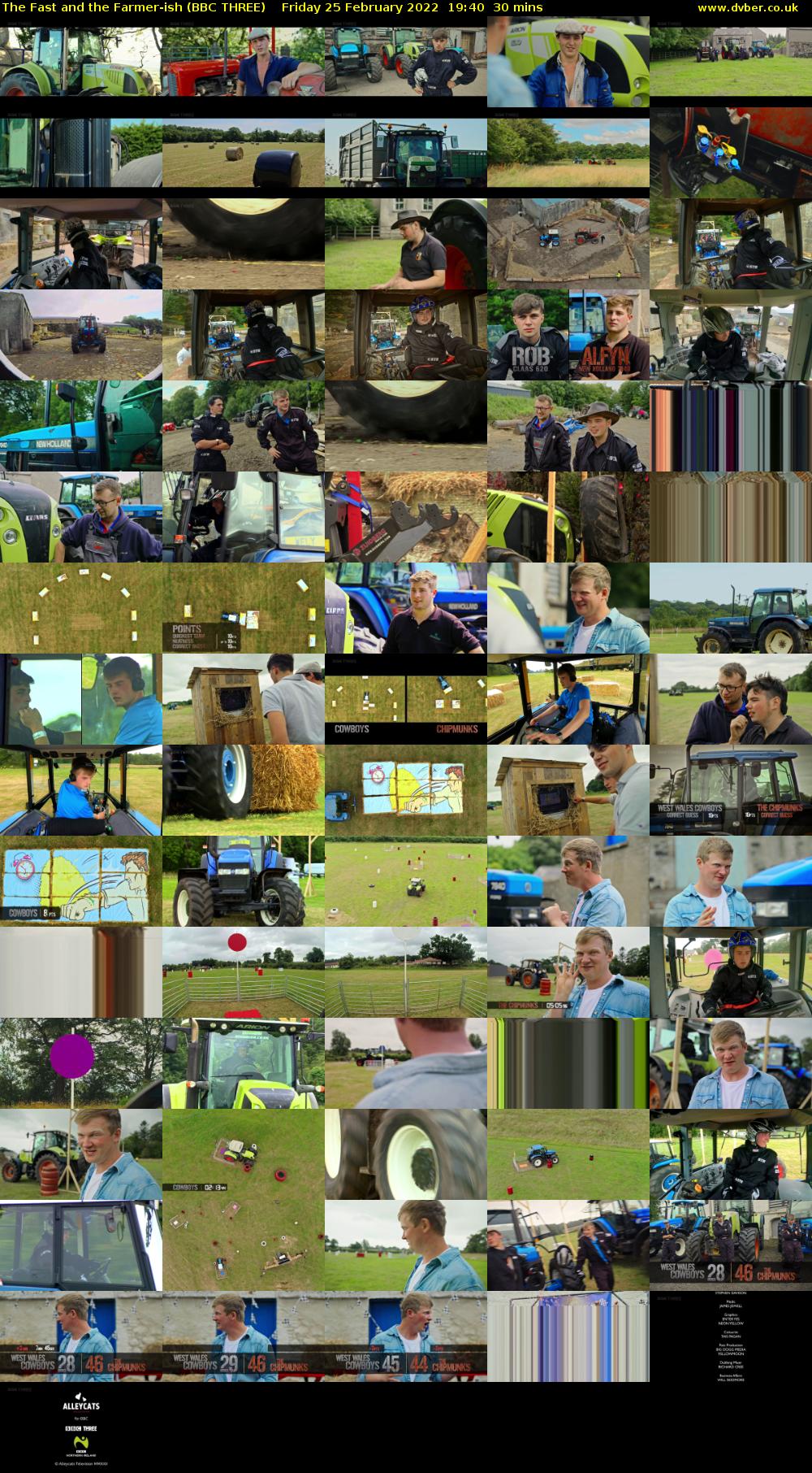 The Fast and the Farmer-ish (BBC THREE) Friday 25 February 2022 19:40 - 20:10
