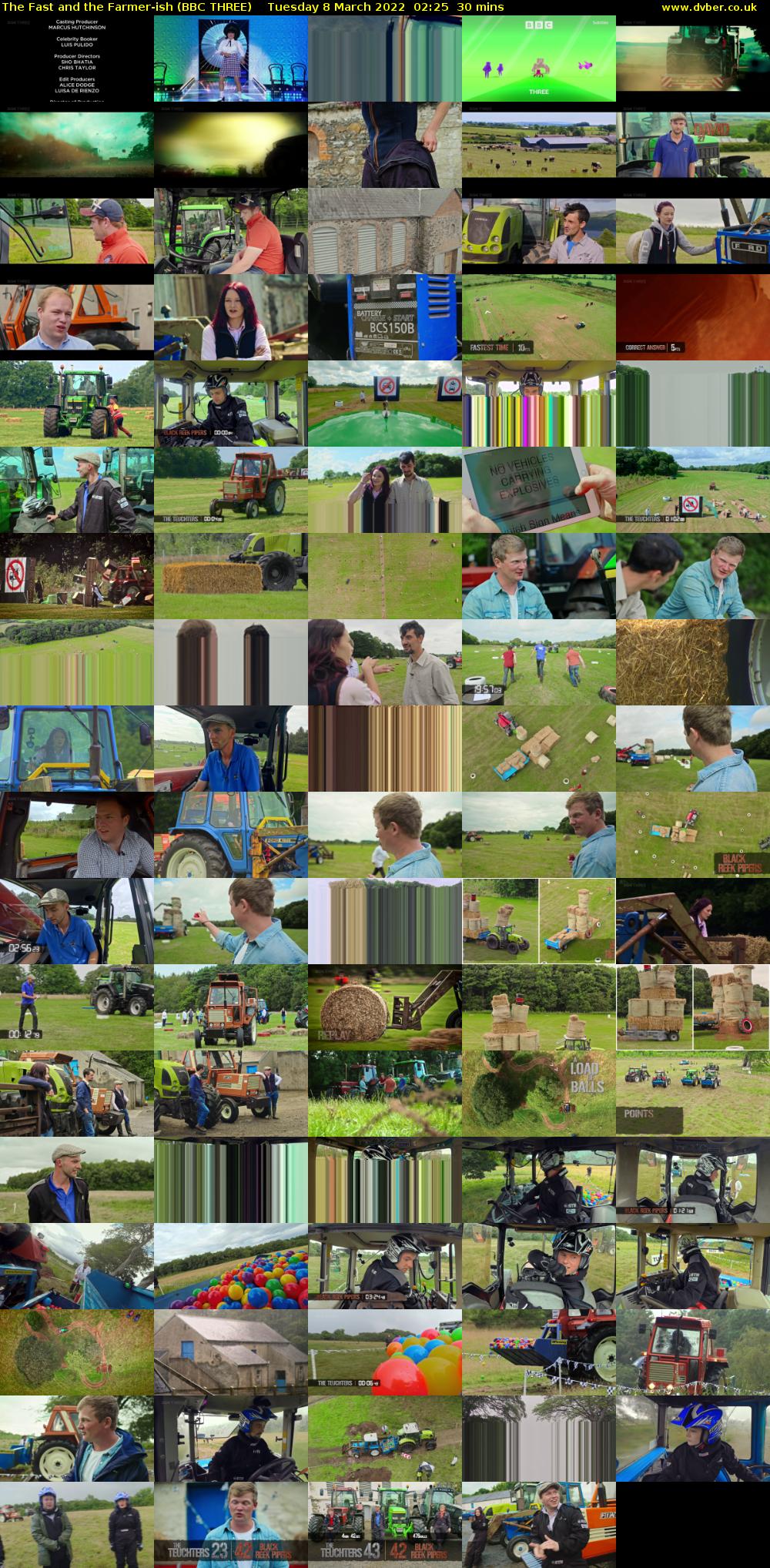 The Fast and the Farmer-ish (BBC THREE) Tuesday 8 March 2022 02:25 - 02:55