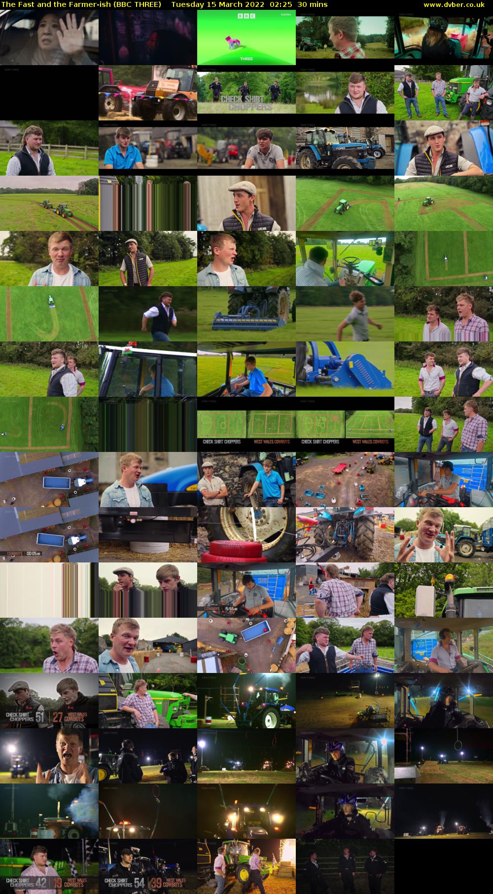 The Fast and the Farmer-ish (BBC THREE) Tuesday 15 March 2022 02:25 - 02:55
