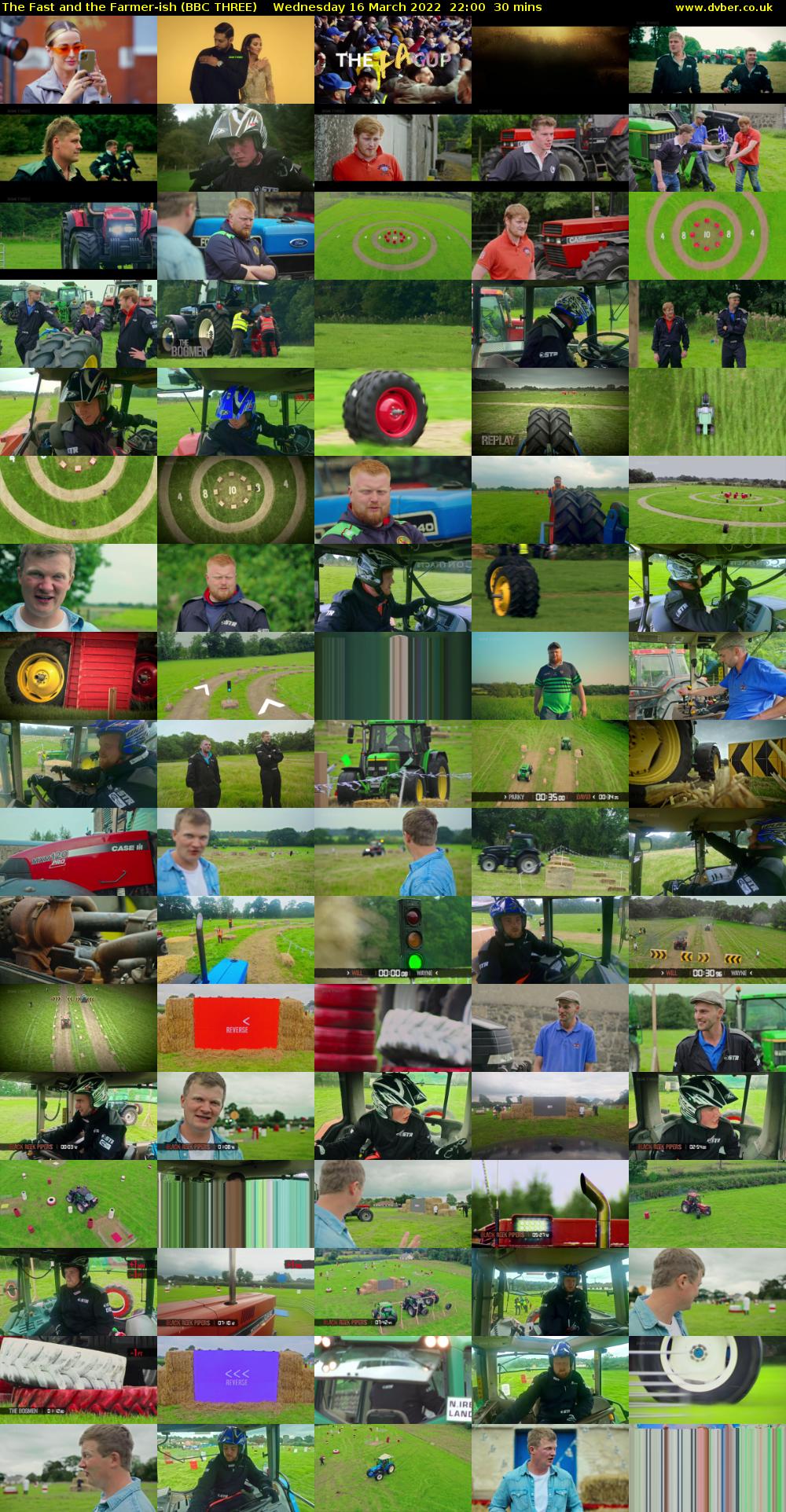 The Fast and the Farmer-ish (BBC THREE) Wednesday 16 March 2022 22:00 - 22:30