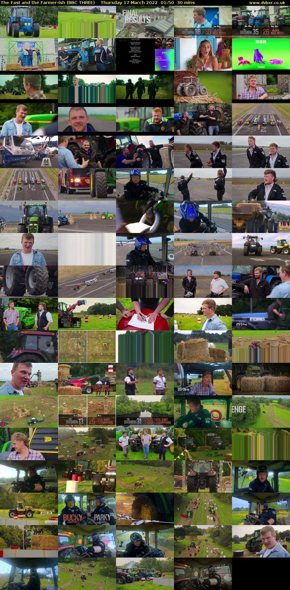 The Fast and the Farmer-ish (BBC THREE) Thursday 17 March 2022 01:50 - 02:20