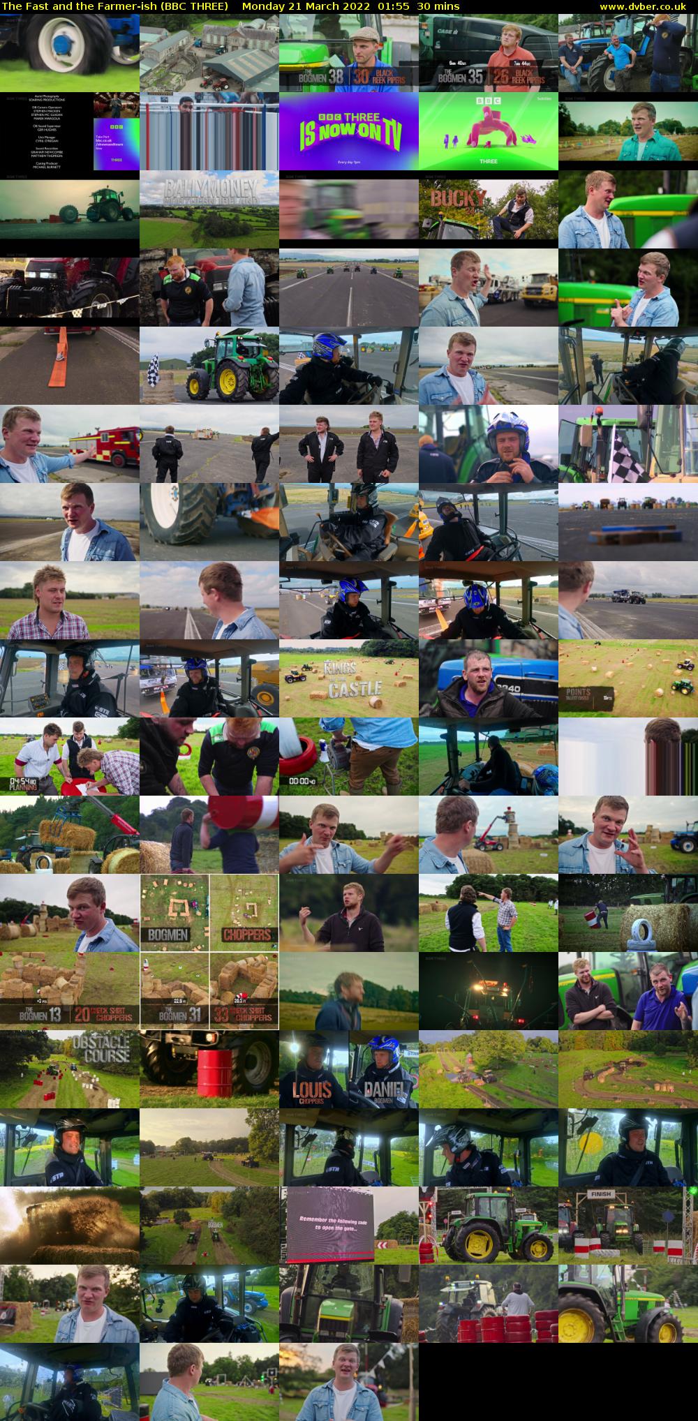 The Fast and the Farmer-ish (BBC THREE) Monday 21 March 2022 01:55 - 02:25