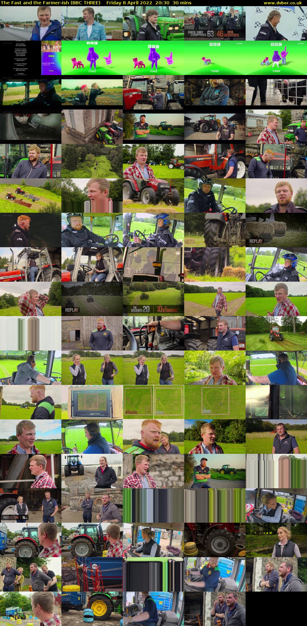The Fast and the Farmer-ish (BBC THREE) Friday 8 April 2022 20:30 - 21:00
